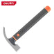 Deli 10oz Claw Hammer Mini Camping Hammer Nail Hammer with Shock Reduction Grip Woodworking Hammer Household Repair Hand Tools