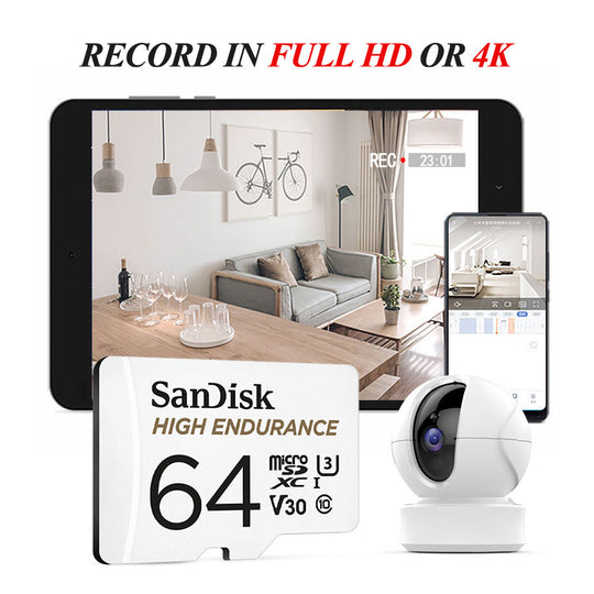 SanDisk Professional Memory Card for DVR dash cam V30 U3 C10 Micro SD Card for surveillance camera Frontier General Hardware