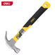 Deli Fiber Handle Claw Hammer Woodworking Hammer Tools High Quality Steel Hammer Head Multifunction Household Repair Hand Tools