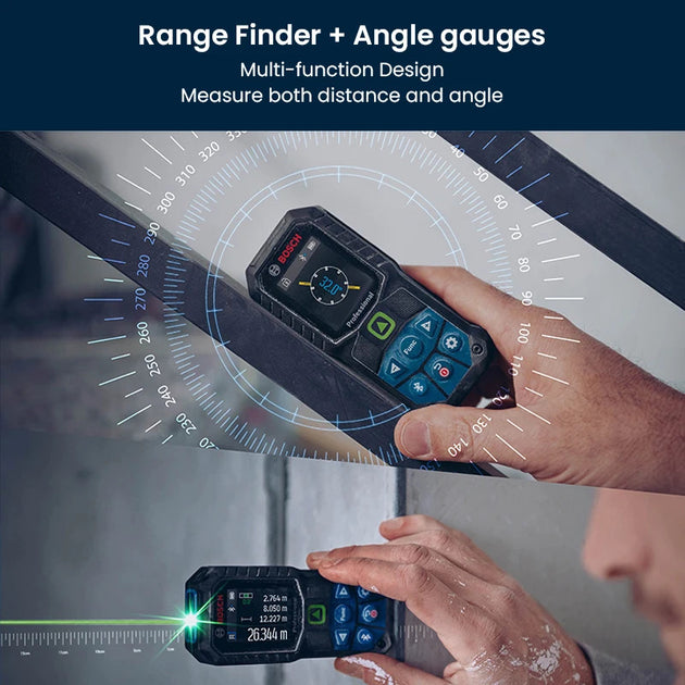 Bosch GLM 50-27CG Laser Rangefinder 50m With Bluetooth 4.2 Green Laser Tape Measure Pro Distance Meter Frontier General Hardware