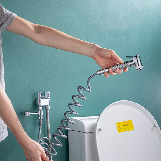 2/3/5M Water Plumbing Hose Telephone Line Spring Extension Hand Sprayer Pipe Retractable Tube Bathroom Toilet Bidet Accessories Frontier General Hardware