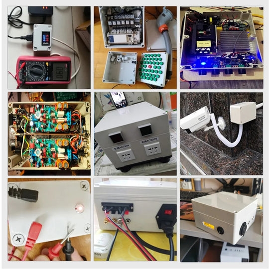 IP67 ABS Junction Box Outdoor Waterproof Plastic Enclosure For Electronic Projects DIY Wire Case Kit Frontier General Hardware