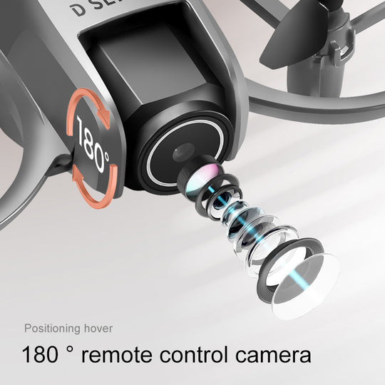 2025 D16 Mini Drone With 180 Degree Adjustable 8K HD Camera WiFi Light Flow Pocket Size Obstacle Avoidance RC Quadcopter Frontier General Hardware