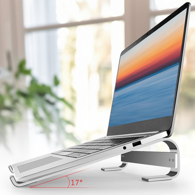 Desk Laptop Stand Aluminum Alloy Anti Slip Ventilated Portable Holder For 10 To 18 Inch Laptop Frontier General Hardware