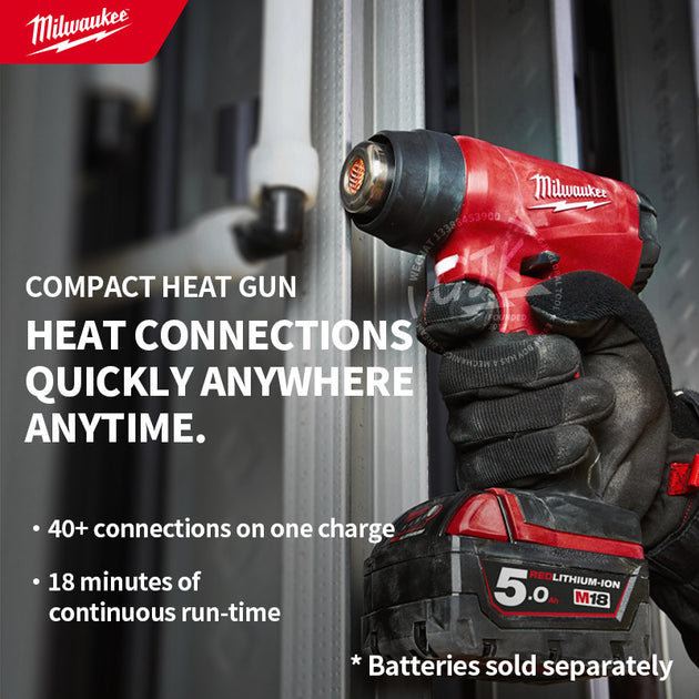 Milwaukee M18 Compact Heat Gun Bare Tool 2688 20 Cordless 18V Fast Heat Up Under 7 Seconds Frontier General Hardware