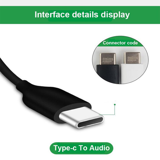 Samsung Type C To 3.5mm Earphone Jack Adapter For Galaxy S23 S22 S21 S20 Note 20 Ultra 10 Plus Z Flip Fold 4 3 2 Frontier General Hardware