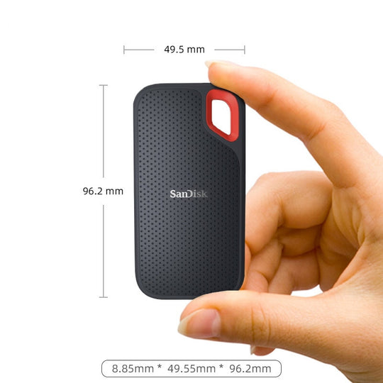 SanDisk Extreme Portable SSD 1TB External Solid State Drive USB 3.1 Up To 550 MB Per Second Rugged IP55 Frontier General Hardware