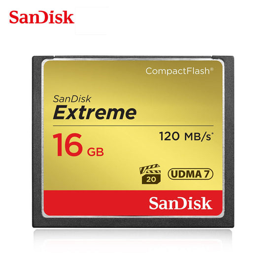 SanDisk Extreme CompactFlash Memory Card CF Card 32GB 64GB 128GB VPG 20 120MBps For 4K Full HD Video Frontier General Hardware