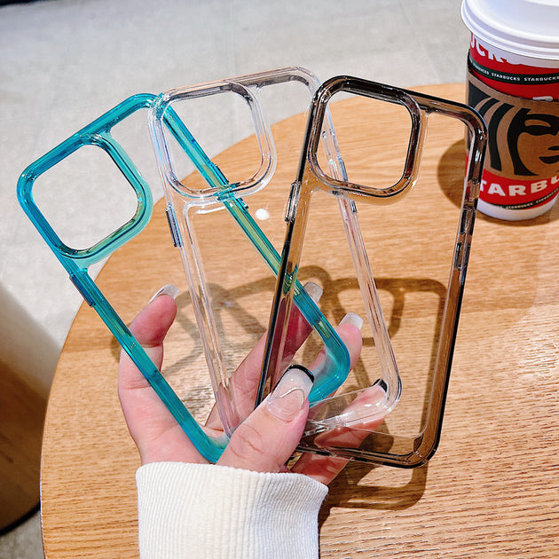 Luxury Transparent Shockproof Armor Case for iPhone 16 15 14 13 12 Mini 11 Pro XR XS Max 7 8Plus Clear Bumper Hard Acrylic Cover Frontier General Hardware