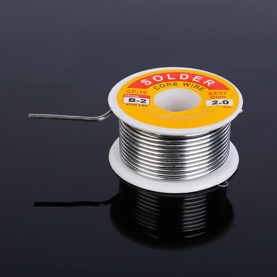 Rosin Core Tin Solder Wire High Purity Diameter Range 0.3 to 2.0mm 50g Reel for Electronics Soldering Frontier General Hardware