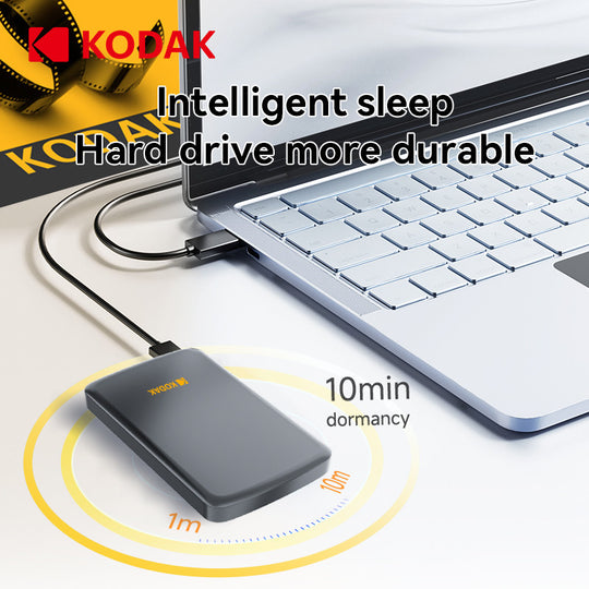 Kodak 2.5 Inch Portable External Hard Drive 500GB 1TB USB 3.0 Storage Compatible With PS5 Xbox PC Mac Desktop MacBook Frontier General Hardware