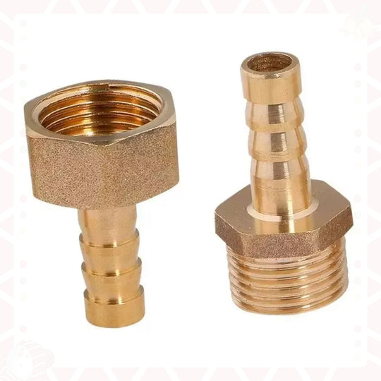 Brass Hose Barb Tail Male Connector Pipe Fitting Copper Coupler Adapter 4mm 6mm 8mm 10mm 12mm 19mm Frontier General Hardware