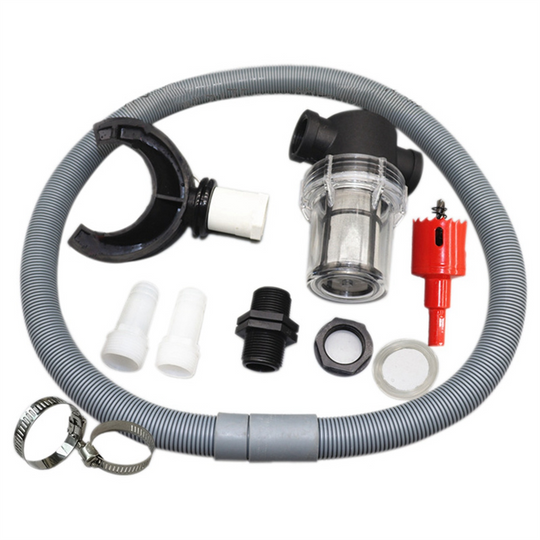 Rain Catcher Rain Barrel Diverter Rainwater Collection System 1 Set 75Mm Flex Hose Durable Sealing Rubber Ring Durable Frontier General Hardware