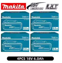 Makita 18V 6.0Ah Rechargeable Battery For DTW700 DHW180 DGH181 DTD173 DAS180 DDF487 DTW285 TW004G