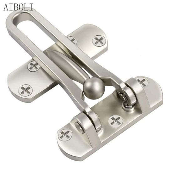 Swing Bar Lock Door Buckle For Bedroom And Kids Room Safety Chain Anti Theft Hotel Insurance Door Bolt Metal Silver Frontier General Hardware