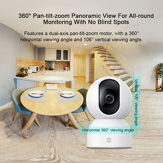 Xiaomi Home Security Wireless Camera 2 PTZ 2.5K 360 Degree Panoramic AI Human Detection MI Home App Frontier General Hardware