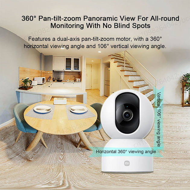 Xiaomi Home Security Wireless Camera 2 PTZ 2.5K 360 Degree Panoramic AI Human Detection MI Home App Frontier General Hardware