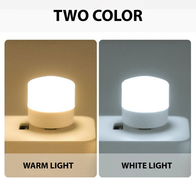 USB Light Mini LED Lamp Lights Table Room Plug Night Book Reading Decorating Items Warm White Eye Protections Wholesale Bedroom Frontier General Hardware