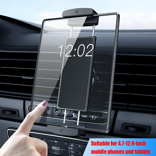 HKXA Universal Car Tablet And Phone Holder Suction Back Seat Vent Mount 360 Rotatable Bracket For iPad Smartphones Frontier General Hardware
