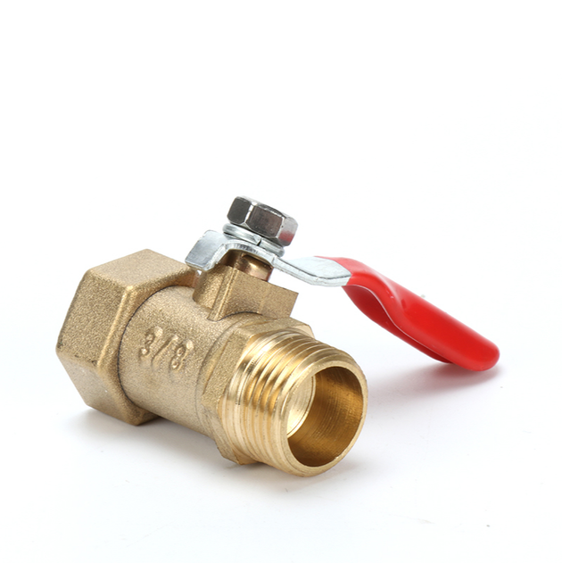 Brass Ball Valve With Female And Male Threads One Eighth To One Half Inch Connector Joint Copper Pipe Fittings Adapter Frontier General Hardware