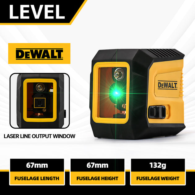 Dewalt Mini Laser Level 2 Line Self Leveling Automatic Alignment Cross Line Horizontal Vertical Portable Tool Frontier General Hardware