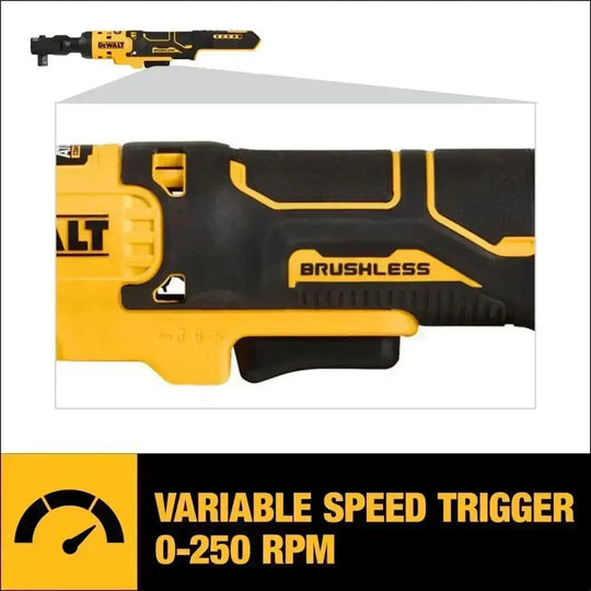 DEWALT DCF512 20V Max Brushless Half Inch Cordless Ratchet Wrench Atomic With Variable Speed Control 70 Ft-Lbs Torque Frontier General Hardware