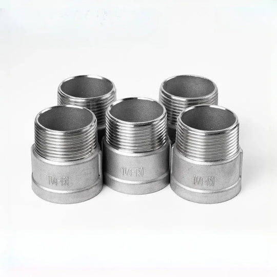 SS304 Stainless Steel Male To Female Thread Equal Reducer Fitting One Eighth To Three Quarters Inch Water Pipe Adapter Frontier General Hardware