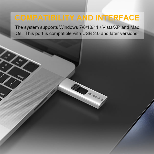 KODAK K173 high-speed USB flash drive, Type-c+USB 3.2 high-speed U disk, flash drive, OTG stick, push-pull design, 100% original Frontier General Hardware
