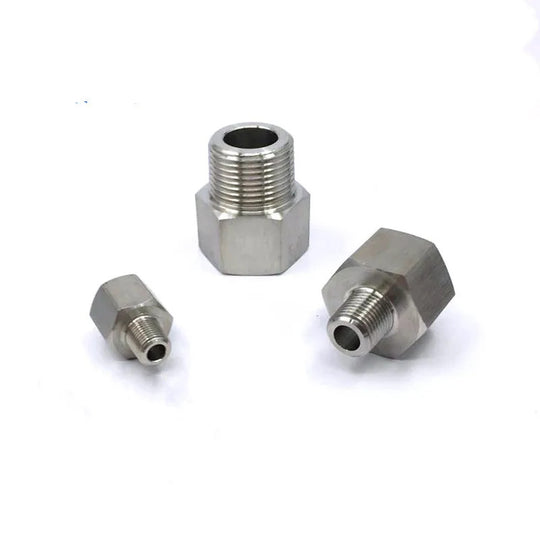 304 Stainless Steel BSP Female To Male Thread Pipe Fitting Connector One Eighth To Three Quarters Inch High Pressure Frontier General Hardware