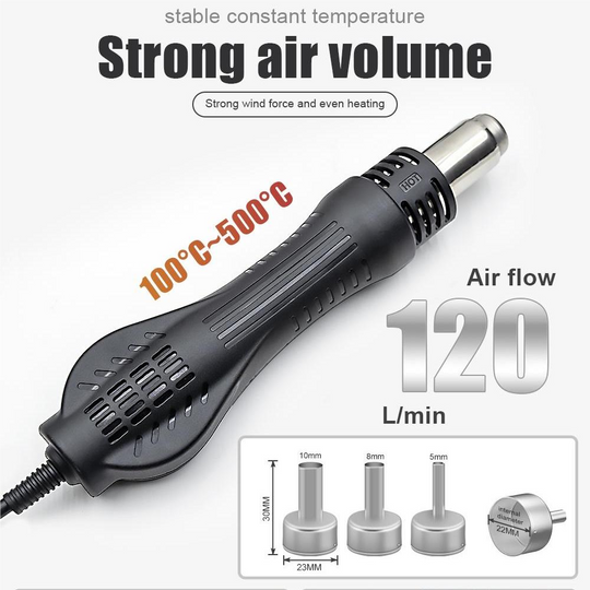 JCD 700W Hot Air Gun 858D BGA Rework Soldering Station 220V 110V SMD SMT Welding Repair Tools Frontier General Hardware