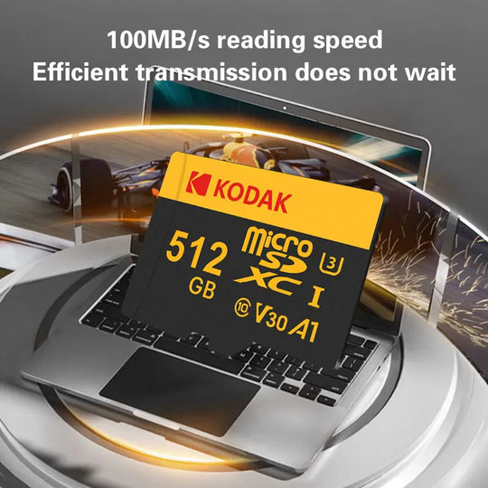 Kodak Micro SD Memory Card SDXC Class 10 U3 V30 High Capacity 64GB 128GB 256GB 512GB Frontier General Hardware