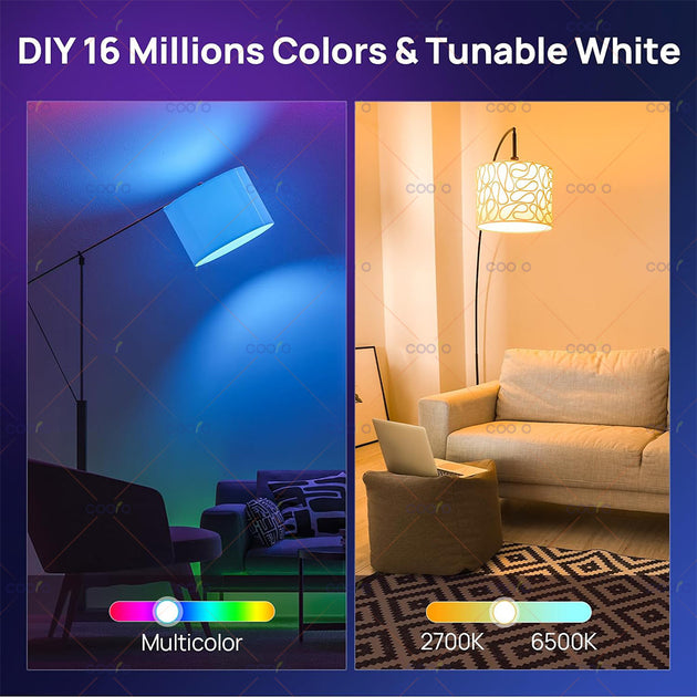 Tuya WiFi Bluetooth E27 RGB Color Changing Smart Bulb 15W 220V Works with Alexa Google Assistant Smart Life Frontier General Hardware