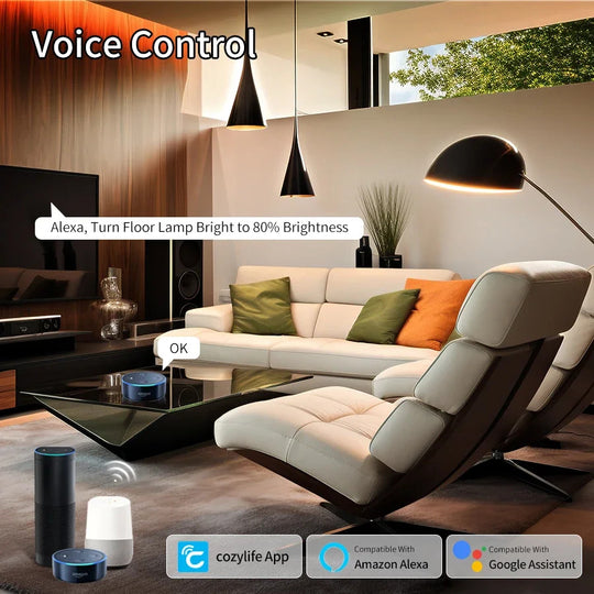 E27 WiFi Smart LED Bulbs 110V 220V Dimmable 12W 15W 20W Cozylife App Control Alexa Google Home Voice Control Frontier General Hardware