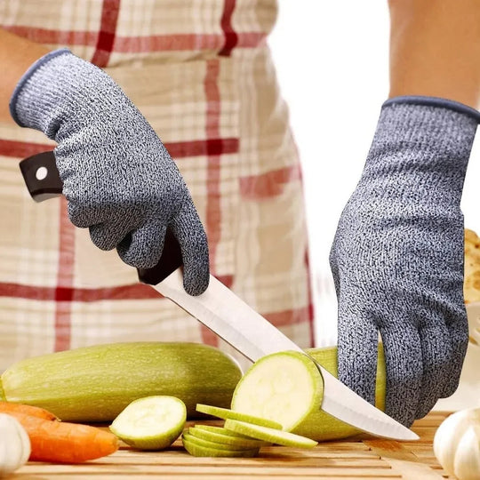 HPPE Level 5 Anti Cut Gloves EN388 High Strength Safety Gloves Kitchen Garden Anti Scratch Glass Cutting Multi Purpose Frontier General Hardware