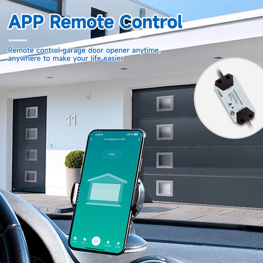 Tuya Garage Door Controller WiFi Smart Door Opener With Alexa And Google Home Voice Control Remote App Frontier General Hardware