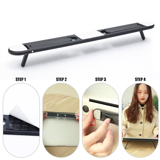 Universal Laptop Riser Stand For MacBook Pro 13 15 Air Lenovo Samsung Notebooks Foldable Invisible Adhesive Bracket Frontier General Hardware