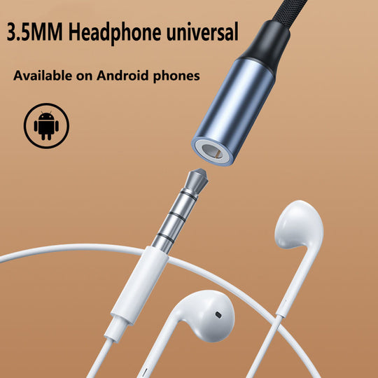USB C To 3.5mm Audio Jack Adapter For Type C Phones And Laptops, Compact Headphone Cable Frontier General Hardware
