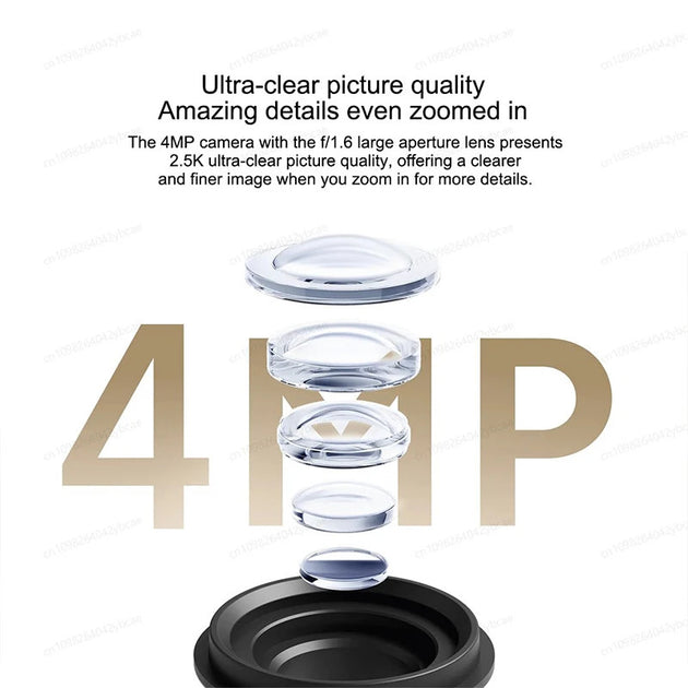 XIAOMI Outdoor Camera CW300，360° 4MP 2.5K，Two-Way Audio，Audible Visual Alarm，IP66，Human Tracking，Chinese Version With Adapter Frontier General Hardware