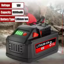 Milwaukee M18 Battery M18B6 18V XC 8000mAh Li-ion Battery 48-11-1860 2604-22 2604-20 Rechargeable battery