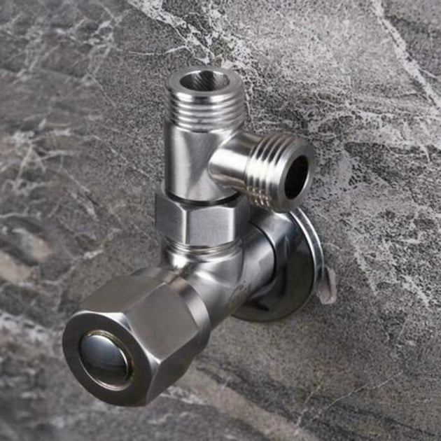 Toilet Diverter Valve Copper T Adapter T Valve For Bath Bidet Sprayer Shower Fitting Copper Three Way Water Pipe Frontier General Hardware