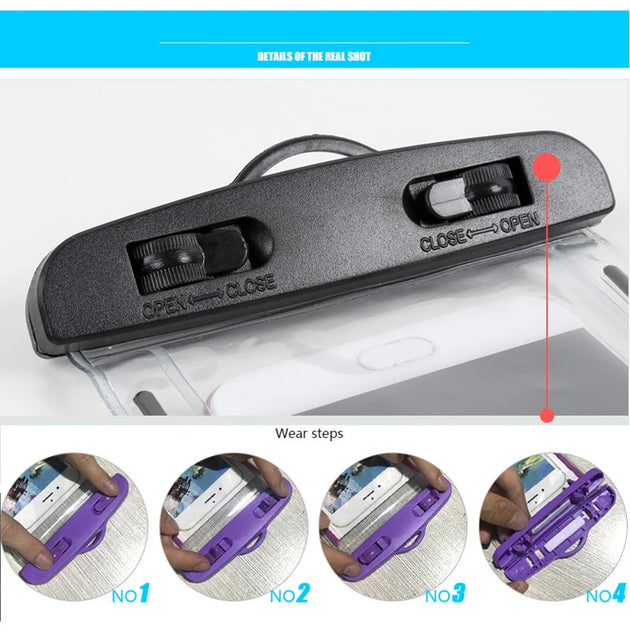 Floating Airbag Waterproof Swim Bag Phone Case For iPhone 11 12 13 14Pro Max Samsung S23 S22 Xiaomi 13 Huawei P30 20 Lite Cover Frontier General Hardware