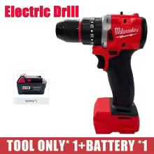 Milwaukee Brushless Cordless Electric Impact Hammer Drill Angle Grinder Electric Circular Saw With18v Battery Combo Kit