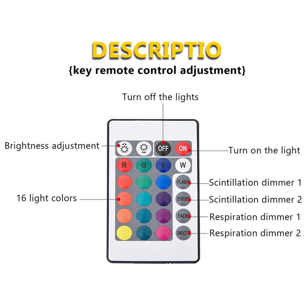 Ocean Wave Projector Light With 16 Colors Aurora Glow Night Light For Home Office Bar Restaurant Underwater Projection Frontier General Hardware