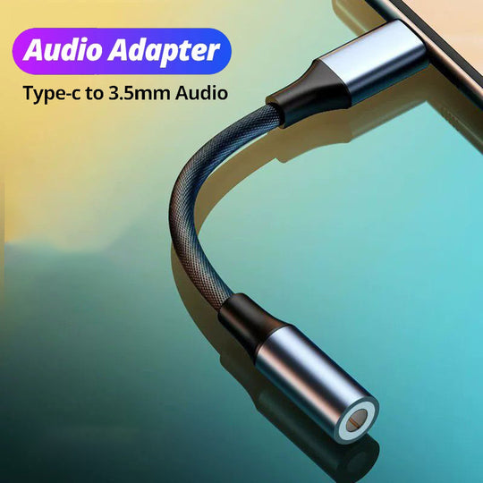 USB C To 3.5mm Audio Jack Adapter For Type C Phones And Laptops, Compact Headphone Cable Frontier General Hardware