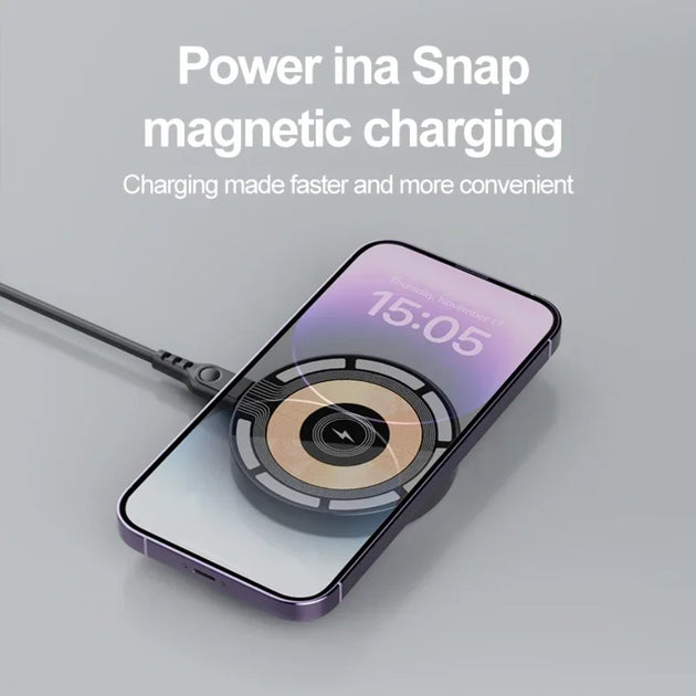 30W Fast Magnetic Wireless Charger Stand For IPhone 16 15 14 13 12 Pro Max And AirPods Phone Charger Holder Frontier General Hardware
