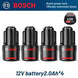Bosch battery 12V battery, 2.0Ah BAT411 Lithium ion Rechargeable Battery BAT411A BAT412 BAT412A BAT413 Battery Charger