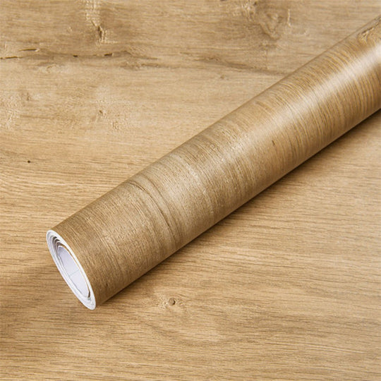 Wood Grain PVC Self Adhesive Waterproof For Wardrobe Cupboard And Furniture 0.4m Wide 1 2 3 5m Long Frontier General Hardware