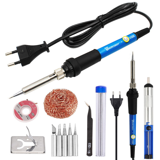 60W 80W Adjustable Temperature Soldering Iron With Digital Display And Interchangeable Tips For Electronics Repair Frontier General Hardware