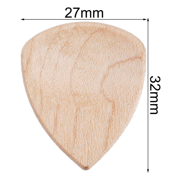 Wooden Acoustic Guitar Picks Plectrums 0.58 To 1.5mm Thickness Red Sandalwood Rosewood Heart Shape Set Frontier General Hardware