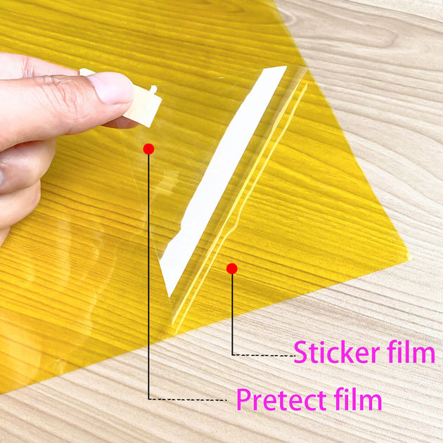 7.8x11.8 Inch Multicolor Decorative Glass Film PET UV Protection Transparent Window Tint For Home Office Store Frontier General Hardware